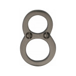 M Marcus Heritage Brass Numeral 8 - Face Fix 51mm 